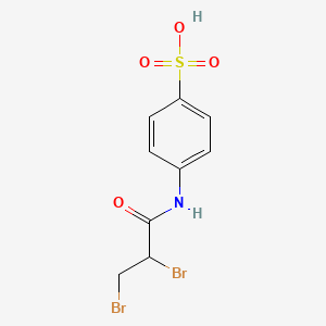 4-(2,3-Dibromopropanamido)benzene-1-sulfonic acid