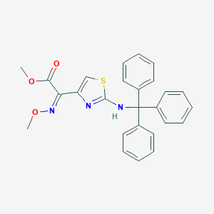 B143132 (Z)-2-(2-Tritylaminothiazol-4-yl)-2-methoxyiminoacetic Acid Methyl Ester CAS No. 1331643-44-7