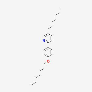 5-Heptyl-2-[4-(heptyloxy)phenyl]pyridine