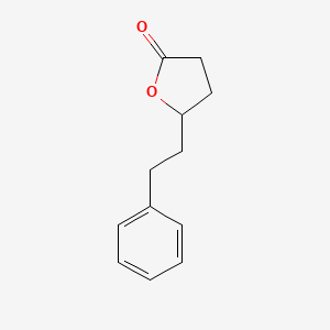 2(3H)-Furanone, dihydro-5-(2-phenylethyl)-