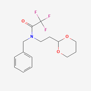 N-Benzyl-N-[2-(1,3-dioxan-2-yl)ethyl]-2,2,2-trifluoroacetamide