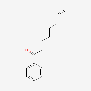 molecular formula C14H18O B14313231 7-Octen-1-one, 1-phenyl- CAS No. 110719-09-0