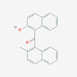 molecular formula C22H16O2 B14313296 (2-Hydroxynaphthalen-1-yl)(2-methylnaphthalen-1-yl)methanone CAS No. 112098-34-7