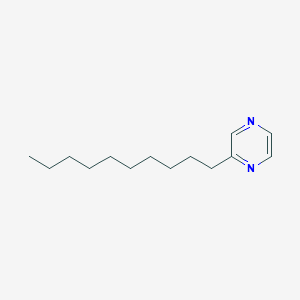 molecular formula C14H24N2 B14313338 2-Decylpyrazine CAS No. 113685-78-2