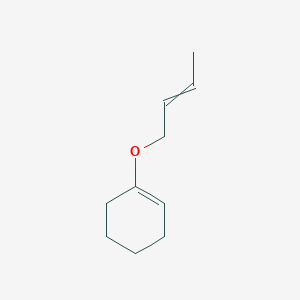 molecular formula C10H16O B14313347 1-[(But-2-en-1-yl)oxy]cyclohex-1-ene CAS No. 110516-23-9