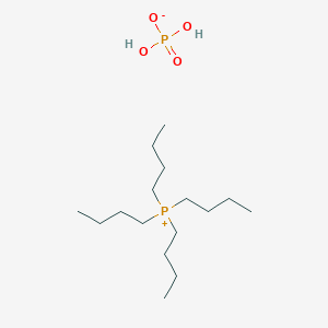 molecular formula C16H38O4P2 B14313357 Tetrabutylphosphanium dihydrogen phosphate CAS No. 114609-46-0