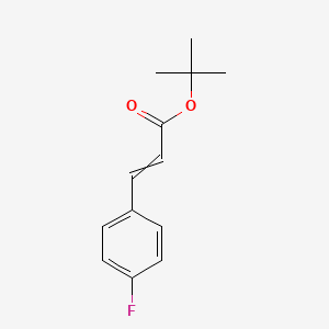 molecular formula C13H15FO2 B14313365 tert-Butyl 3-(4-fluorophenyl)prop-2-enoate CAS No. 113903-98-3