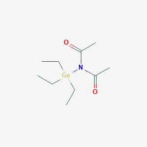 molecular formula C10H21GeNO2 B14313464 N-Acetyl-N-(triethylgermyl)acetamide CAS No. 112499-07-7