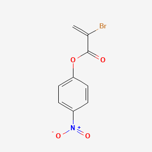 molecular formula C9H6BrNO4 B14313475 2-Propenoic acid, 2-bromo-, 4-nitrophenyl ester CAS No. 114774-75-3