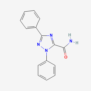 molecular formula C15H12N4O B14313509 1,3-Diphenyl-1H-1,2,4-triazole-5-carboxamide CAS No. 113308-31-9