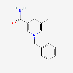 molecular formula C14H16N2O B14313527 1-Benzyl-5-methyl-1,4-dihydropyridine-3-carboxamide CAS No. 114261-04-0