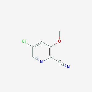 B1431357 5-Chloro-3-methoxypicolinonitrile CAS No. 372951-21-8