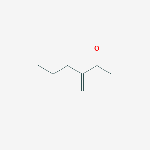 molecular formula C8H14O B143137 5-甲基-3-亚甲基-2-己酮 CAS No. 1187-87-7