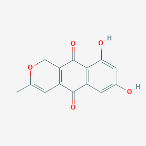 B143138 6-O-Demethyl-5-deoxyanhydrofusarubin CAS No. 132899-04-8