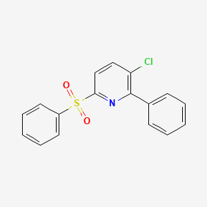 6-(Benzenesulfonyl)-3-chloro-2-phenylpyridine