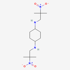 N~1~,N~4~-Bis(2-methyl-2-nitropropyl)cyclohexane-1,4-diamine