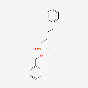 Benzyl (4-phenylbutyl)phosphonochloridate