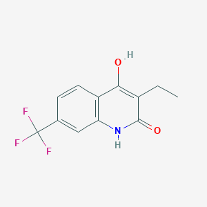 3-Ethyl-4-hydroxy-7-(trifluoromethyl)quinolin-2(1H)-one