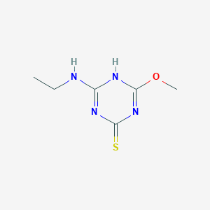 4-(Ethylamino)-6-methoxy-1,3,5-triazine-2(5H)-thione