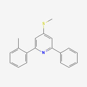 2-(2-Methylphenyl)-4-methylthio-6-phenylpyridine