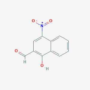 1-Hydroxy-4-nitronaphthalene-2-carbaldehyde