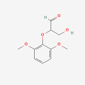 2-(2,6-Dimethoxyphenoxy)-3-hydroxypropanal