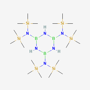 N~2~,N~2~,N~4~,N~4~,N~6~,N~6~-Hexakis(trimethylsilyl)-1,3,5,2,4,6-triazatriborinane-2,4,6-triamine