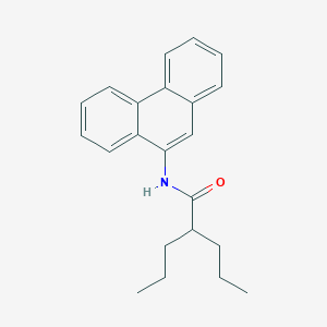 N-(Phenanthren-9-YL)-2-propylpentanamide