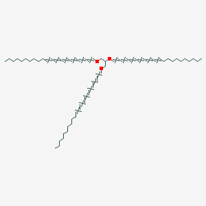1-({1,3-Bis[(docosa-1,3,5,7,9,11-hexaen-1-yl)oxy]propan-2-yl}oxy)docosa-1,3,5,7,9,11-hexaene