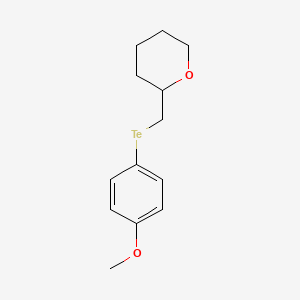 molecular formula C13H18O2Te B14314081 2-{[(4-Methoxyphenyl)tellanyl]methyl}oxane CAS No. 113345-04-3