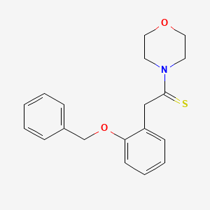 2-[2-(Benzyloxy)phenyl]-1-(morpholin-4-yl)ethane-1-thione