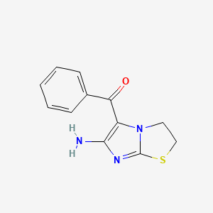 (6-Amino-2,3-dihydroimidazo[2,1-b][1,3]thiazol-5-yl)(phenyl)methanone