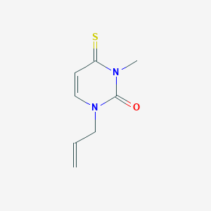 3-Methyl-1-(prop-2-en-1-yl)-4-sulfanylidene-3,4-dihydropyrimidin-2(1H)-one