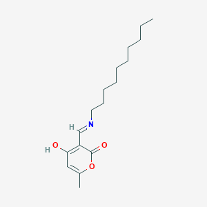 3-[(Decylamino)methylidene]-6-methyl-2H-pyran-2,4(3H)-dione