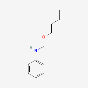 molecular formula C11H17NO B14314201 N-(Butoxymethyl)aniline CAS No. 116472-03-8