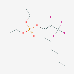 Diethyl 1,1,1,2-tetrafluoronon-2-EN-3-YL phosphate