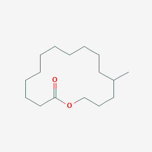 molecular formula C16H30O2 B14314223 13-Methyl-1-oxacyclohexadecan-2-one CAS No. 112405-42-2