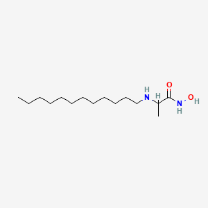 N~2~-Dodecyl-N-hydroxyalaninamide