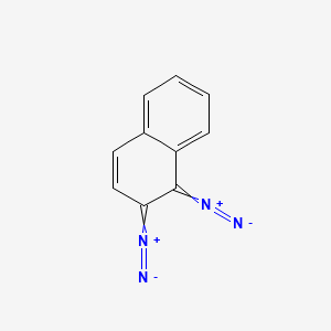 molecular formula C10H6N4 B14314239 1,2-Bis(diazo)-1,2-dihydronaphthalene CAS No. 114574-80-0