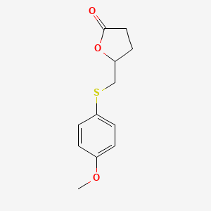 5-[[(4-Methoxyphenyl)thio]methyl]tetrahydrofuran-2-one