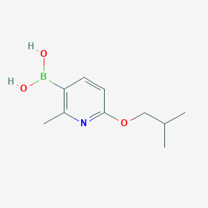 molecular formula C10H16BNO3 B1431430 6-Isobutoxy-2-methylpyridine-3-boronic acid CAS No. 1451390-91-2