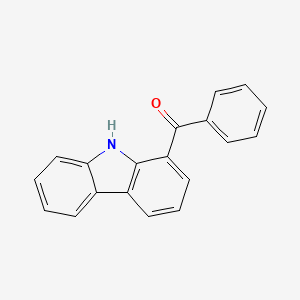 molecular formula C19H13NO B14314337 (9H-Carbazol-1-yl)(phenyl)methanone CAS No. 111960-27-1