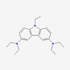 N~3~,N~3~,N~6~,N~6~,9-Pentaethyl-9H-carbazole-3,6-diamine