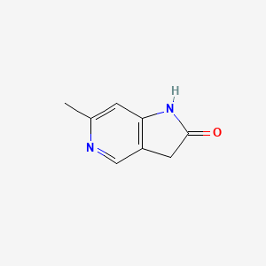 B1431435 6-methyl-1H-pyrrolo[3,2-c]pyridin-2(3H)-one CAS No. 1190313-01-9