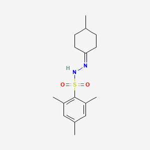 molecular formula C16H24N2O2S B1431436 2,4,6-Trimethyl-N'-(4-methylcyclohexylidene)benzenesulfonohydrazide CAS No. 1393441-80-9