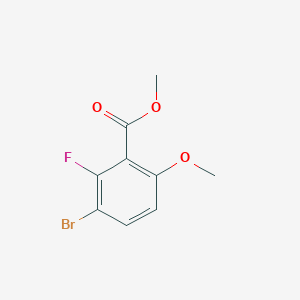 B1431449 Methyl 3-bromo-2-fluoro-6-methoxybenzoate CAS No. 1449008-30-3