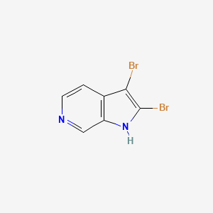 B1431450 2,3-dibromo-1H-pyrrolo[2,3-c]pyridine CAS No. 1220039-83-7