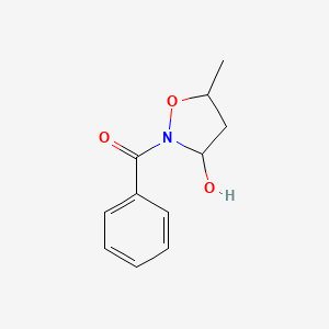 (3-Hydroxy-5-methyl-1,2-oxazolidin-2-yl)-phenylmethanone