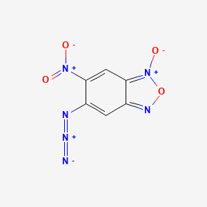 5-Azido-6-nitro-1-oxo-2,1lambda~5~,3-benzoxadiazole