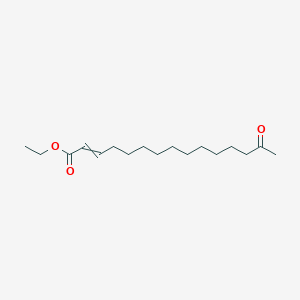 Ethyl 14-oxopentadec-2-enoate